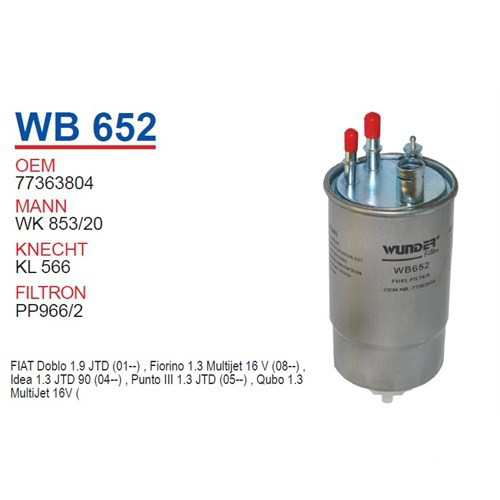 FILTRE A GAZOILE FIAT